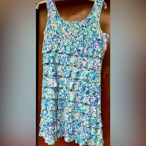 Lulu B Multicolor Floral Cha Cha Dress